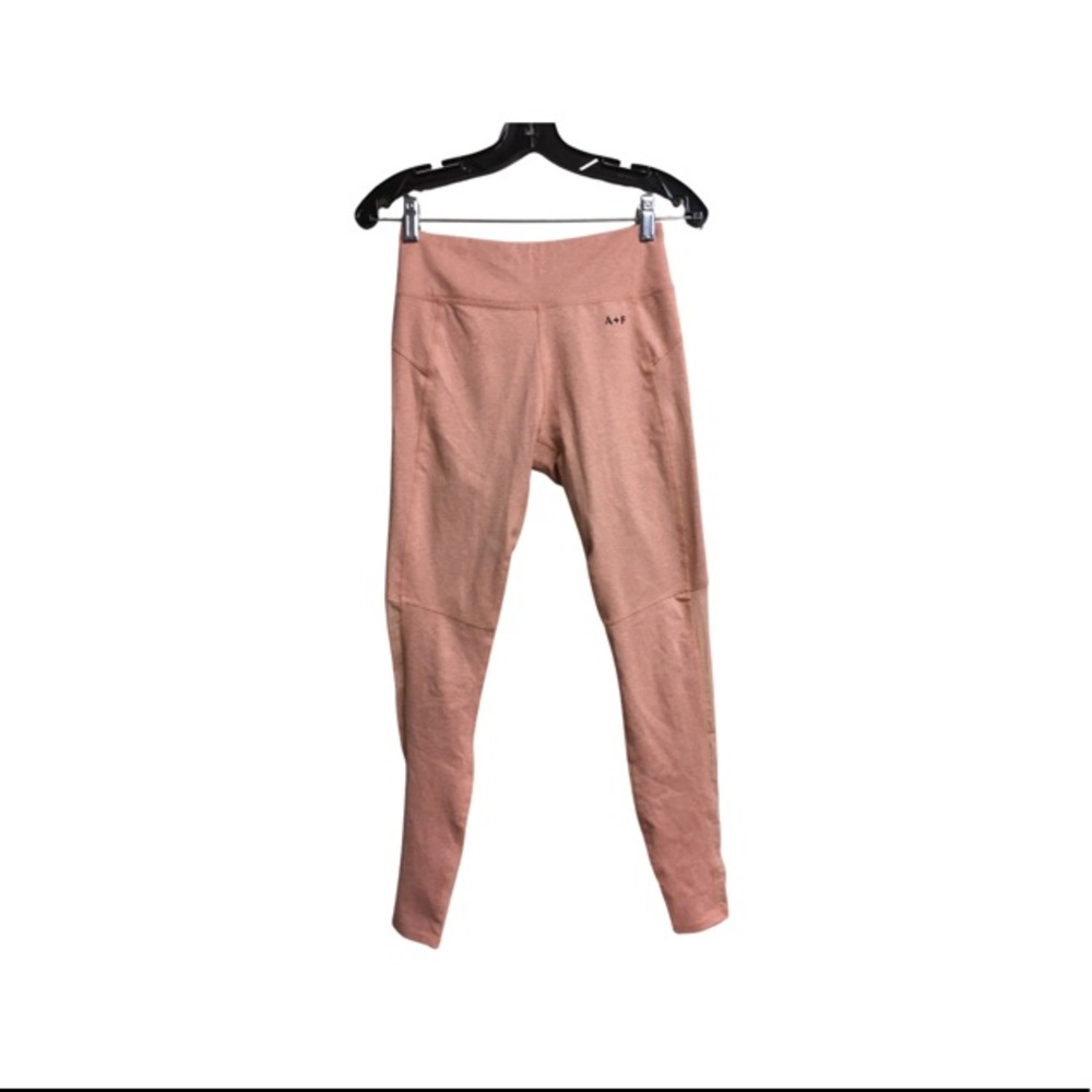 Abercrombie & Fitch salmon pink leggings
